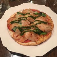ham pizza - very convincing flavor at T's Restaurant in Tokyo