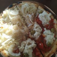 Olas Blanca and Mar at Coral Vegan Pizza in Playa Del Carmen