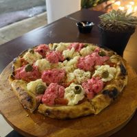 Coralina pizza   at Coral Vegan Pizza in Playa Del Carmen