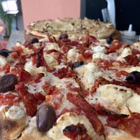   at Coral Vegan Pizza in Playa Del Carmen