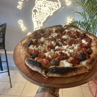   at Coral Vegan Pizza in Playa Del Carmen