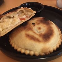 Corn Empanadas. at Coral Vegan Pizza in Playa Del Carmen