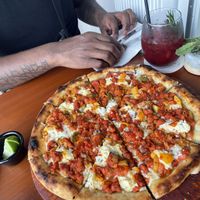 bolognesa lime  at Coral Vegan Pizza in Playa Del Carmen