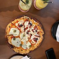 So goooood  at Coral Vegan Pizza in Playa Del Carmen