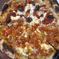   at Coral Vegan Pizza in Playa Del Carmen