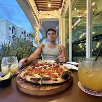   at Coral Vegan Pizza in Playa Del Carmen