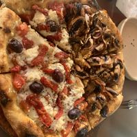   at Coral Vegan Pizza in Playa Del Carmen