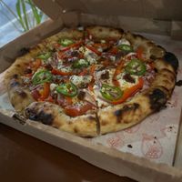   at Coral Vegan Pizza in Playa Del Carmen