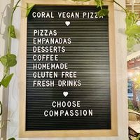   at Coral Vegan Pizza in Playa Del Carmen