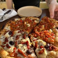   at Coral Vegan Pizza in Playa Del Carmen