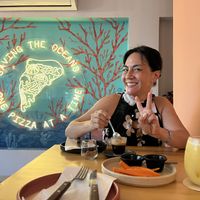   at Coral Vegan Pizza in Playa Del Carmen