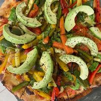 Fluten free crust  at Coral Vegan Pizza in Playa Del Carmen