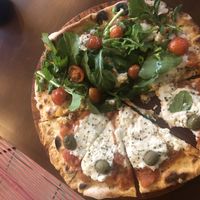 Amazing vegan, gluten free pizza!! Highly recommend!!! at Coral Vegan Pizza in Playa Del Carmen