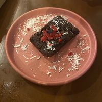 Brownie   at Coral Vegan Pizza in Playa Del Carmen