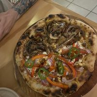   at Coral Vegan Pizza in Playa Del Carmen