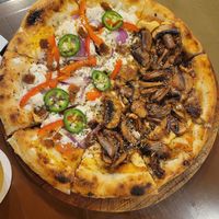 Pizza at Coral Vegan Pizza in Playa Del Carmen