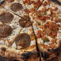   at Coral Vegan Pizza in Playa Del Carmen