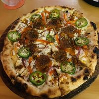   at Coral Vegan Pizza in Playa Del Carmen