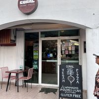 Entrance  at Coral Vegan Pizza in Playa Del Carmen