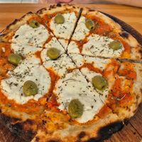 Magarita at Coral Vegan Pizza in Playa Del Carmen