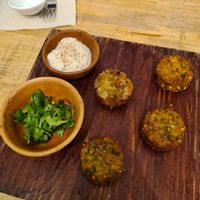 Small dish at Viriditas Cocina Vegana in Oaxaca