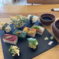 The vegan sushi combo!   at Viriditas Cocina Vegana in Oaxaca