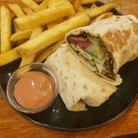 Vegan wrap at Cook' n Saj in Paris