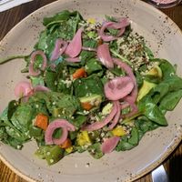 Super green salat with quinoa  at The Spread Eagle in Blackburn