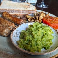Vegan breakfast at The Spread Eagle in Blackburn