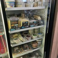 Vegan fridge at Yumm PE in Port Elizabeth