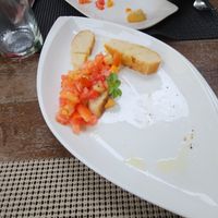 Bruachetta. Was lots more but I ate it quickly at Gusto in Havana