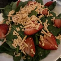 Salad w optional vegan cheese  at The Melting Pot in Orlando