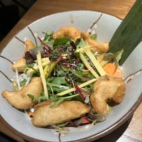 Vegane Shrimps 🍤 mit Reis und Erdnusscremesoße   at Zen Chay 2  in Cologne