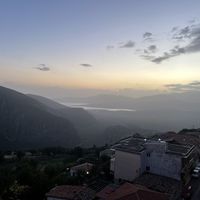   at Agora Cafe in Delphi