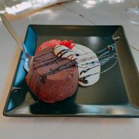 Tortino al cioccolato at Da Gennaro in Castelfranco Veneto