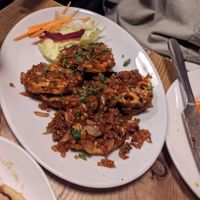 Lotus root fry at Bambukat in Sheffield