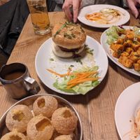 Pani puri at Bambukat in Sheffield