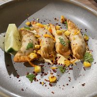 Empanadillas de Heura y piña  at Malila Coffee in Valencia