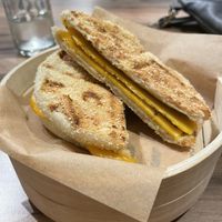Truffle sandwich  at Malila Coffee in Valencia