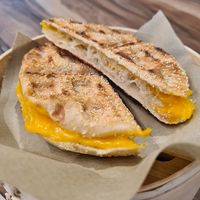 Cheese sandwich at Malila Coffee in Valencia