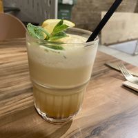 Mango Ice Tea  at Malila Coffee in Valencia