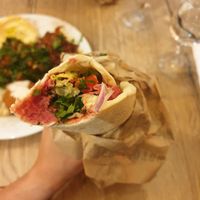 Saj vegan at SAJ & CO in Toulouse