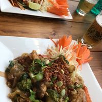 My second visit here.
Bank Holiday Monday 8/5/23
I had Pad See Eiw Tofu (meal at the front), the other is the Pad Thai Tofu at Taste of Thailand in Sheffield