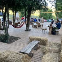 outside seating at Ruta al Conguillio in Melipeuco