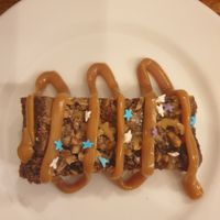 Delicious granola bar at Green Island in Puerto Baquerizo Moreno