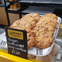 Chocolate chip cookies at The Depot Bakery in Sheffield