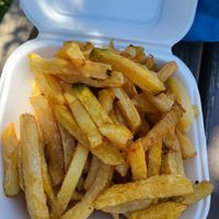 Fries at Ali Baba Fast Food in Craiova