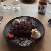 Vegan brownie   at TERRA in Funchal