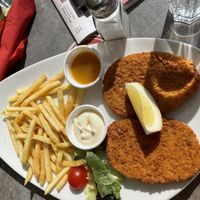 Vegan schnitzel   at Café Extrablatt in Moers