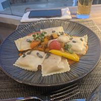 Tofu ravioli at The Market Restaurant in Albufeira